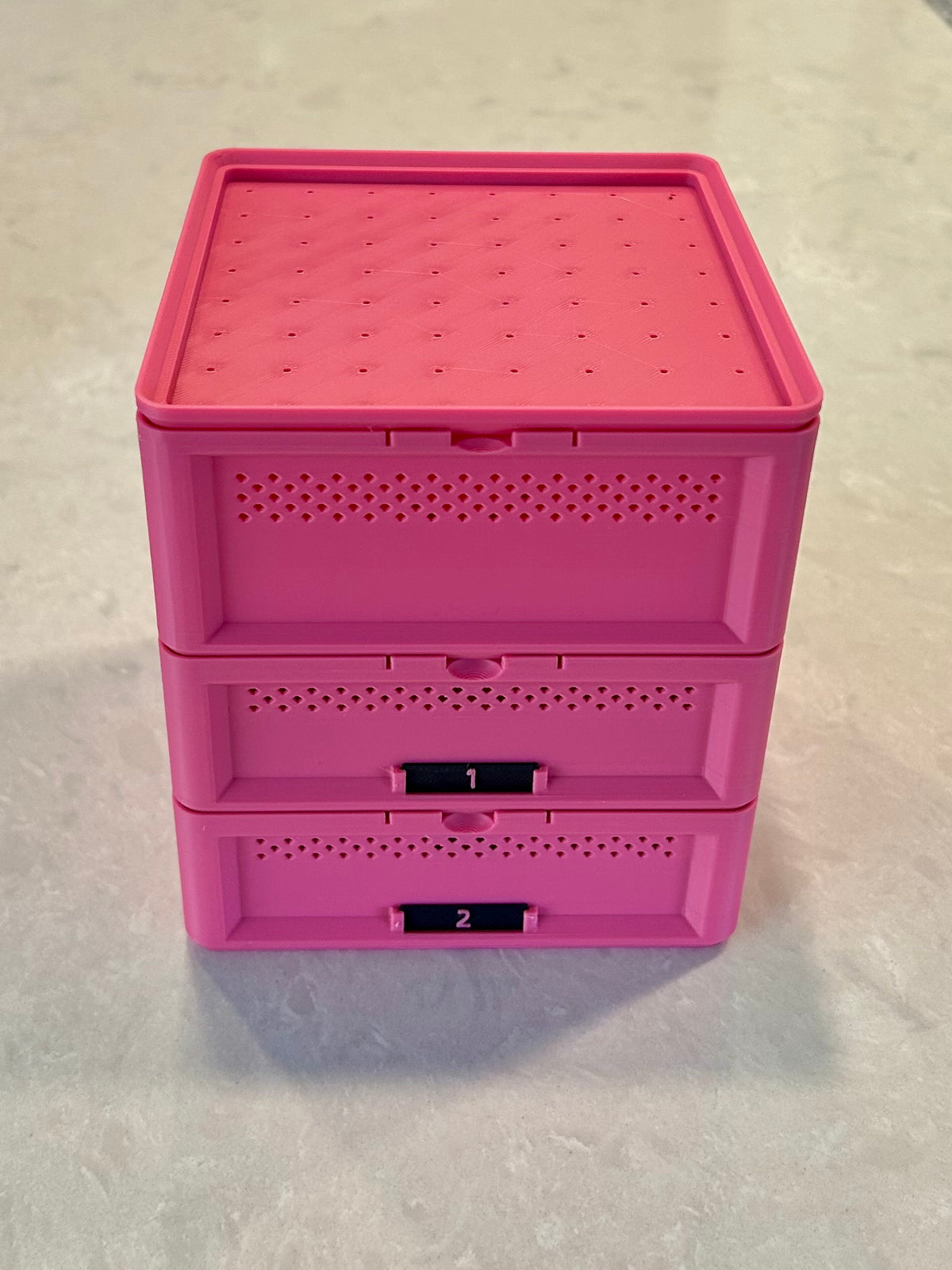Cosmetic Blemished Discounted Version- 3-Tier Mealworm Squirm Stack System