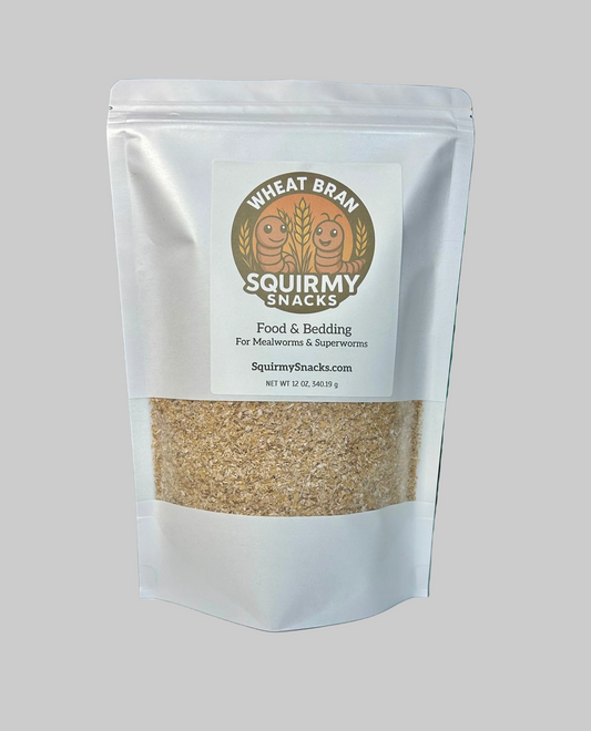Coarse Wheat Bran- Mealworm and Superworm, Food and Bedding