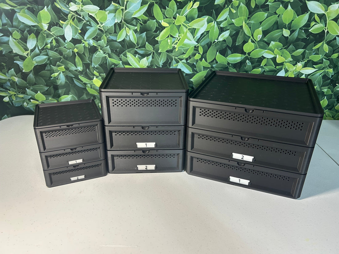 Micro, Standard size and XL Mealworm SquirmStacks! 