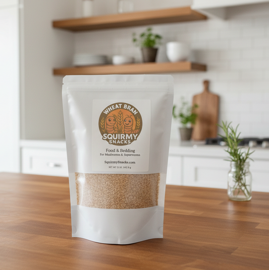 Coarse Wheat Bran- Mealworm and Superworm,  Food and Bedding