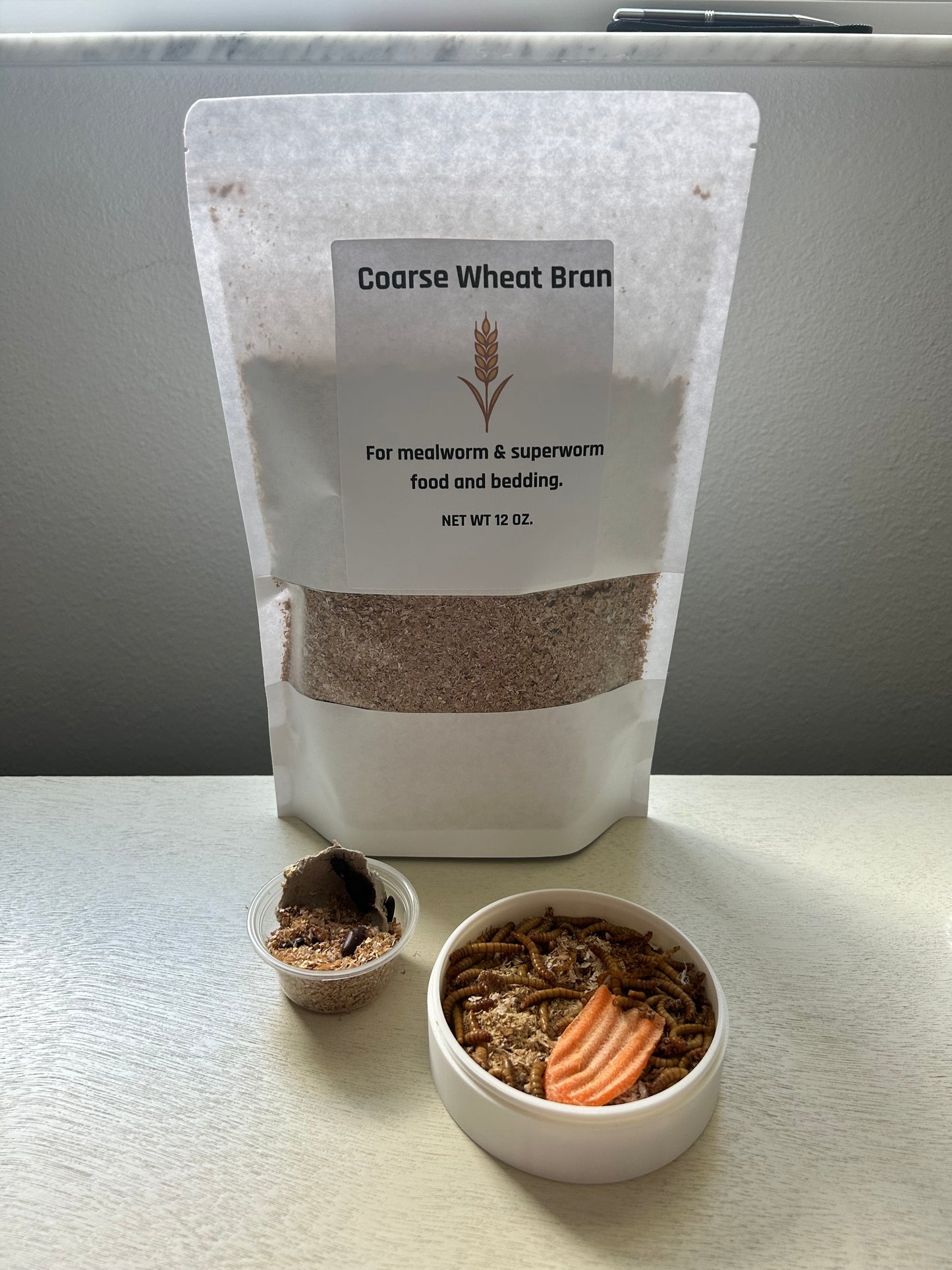 Complete Mealworm Farm Starter Bundle: SquirmStack + Beetles & Mealworms + Wheat Bran