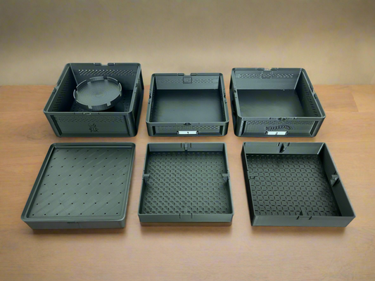 3-Tier Mealworm Squirm Stack System