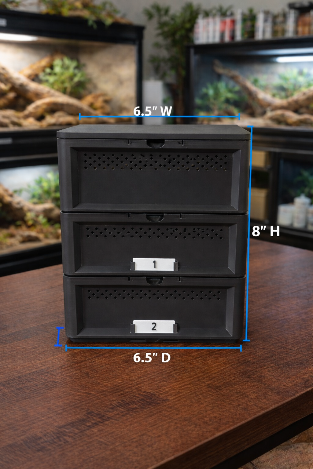 3-Tier Mealworm Squirm Stack System
